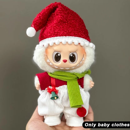 Mini Christmas Plush Doll Clothes Outfit