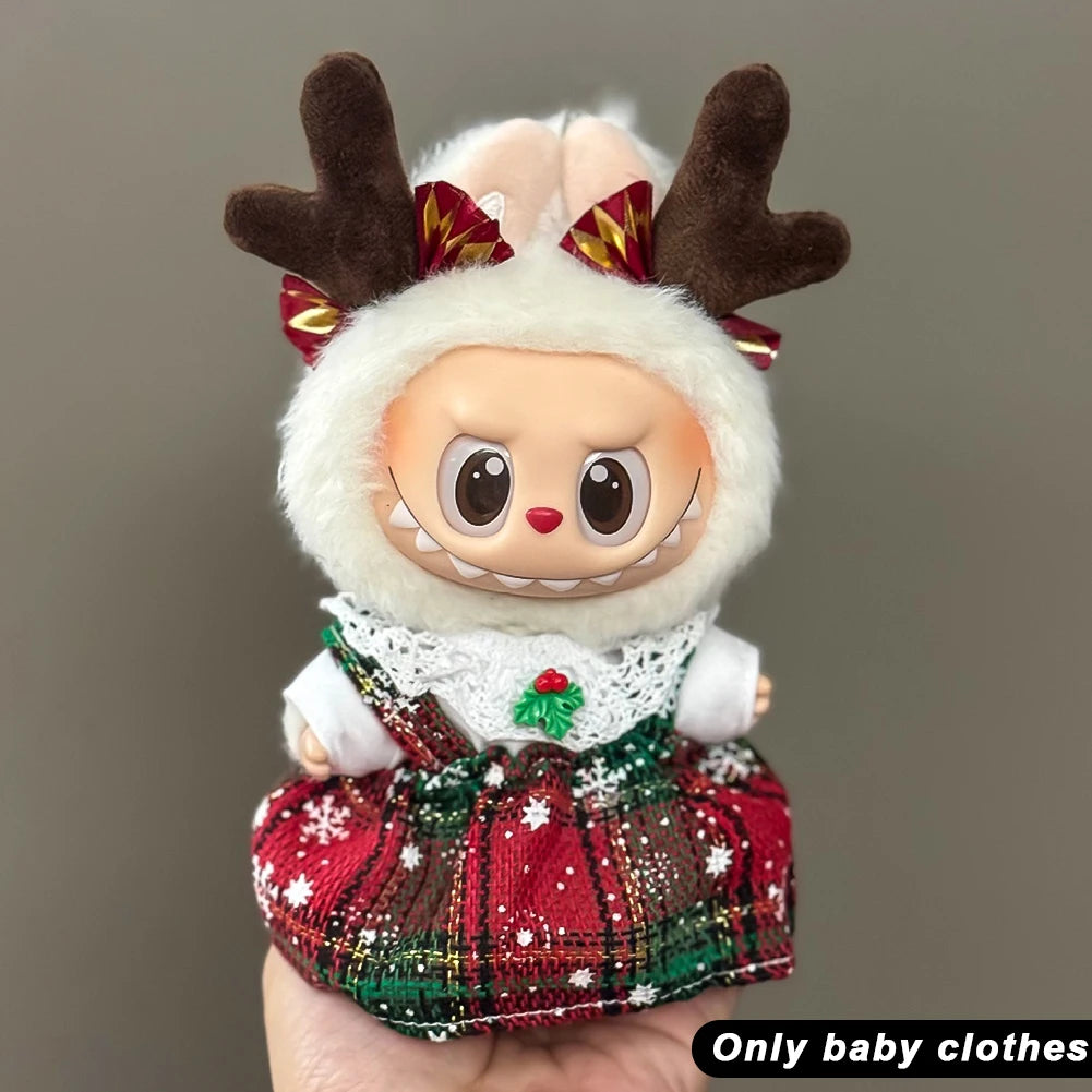Mini Christmas Plush Doll Clothes Outfit
