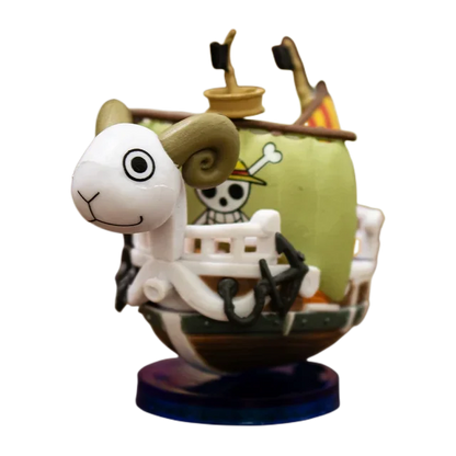 One Piece Thousand Sunny and Going Merry Mini Ship Figures