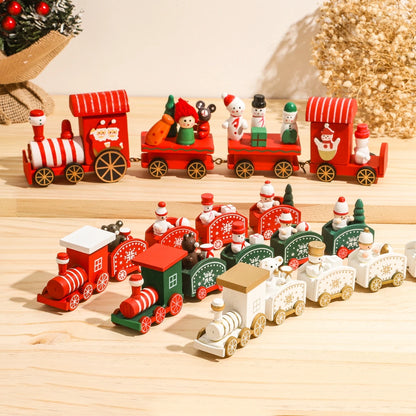 Christmas Train Ornament Decorative Holiday Display