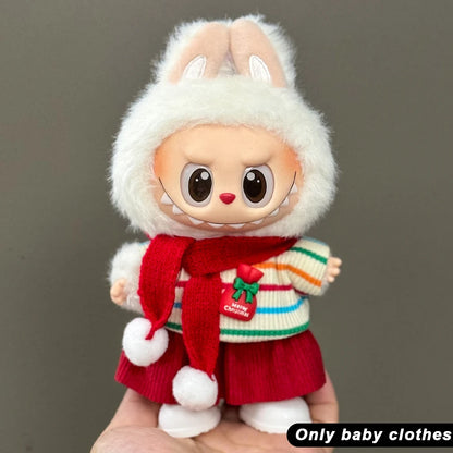 Mini Christmas Plush Doll Clothes Outfit