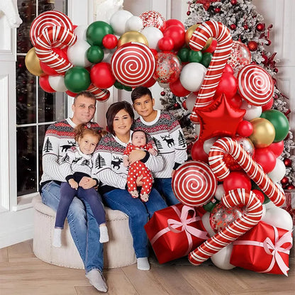 137PCS Christmas Balloon Arch Set