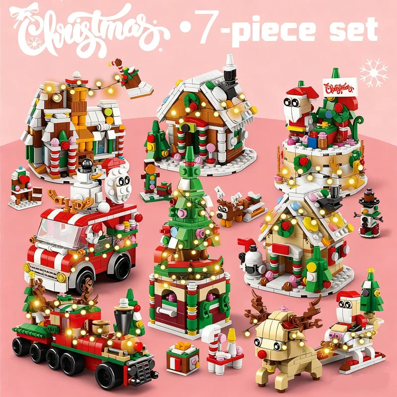 Winter Village Christmas Train