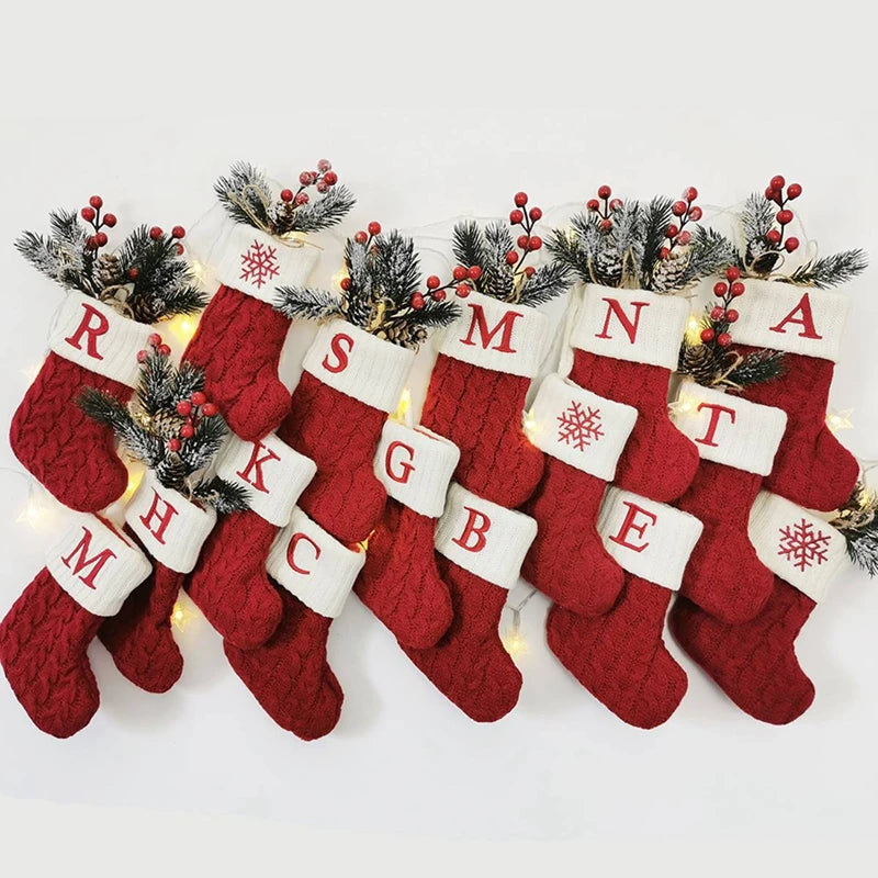 Knitted Christmas Socks