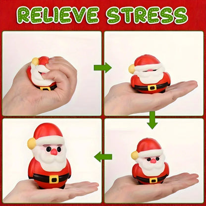 4-Pack Christmas Squishy Toys