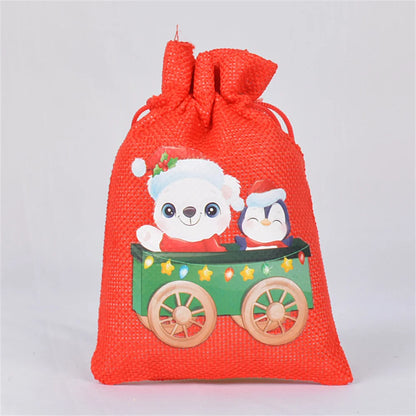 Linen Cotton Christmas Gift Bags